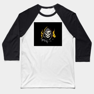 Skull fighter Baseball T-Shirt